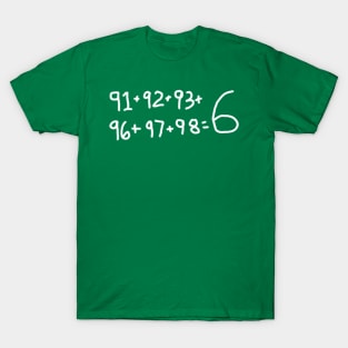 Chicago Bulls Math (Jordan/Pippen/Jackson) T-Shirt